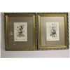 Image 1 : Silk matted floral pictures