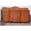 Image 1 : Ornate oak sideboard