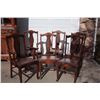 Image 1 : 6 Walnut chairs