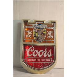 Coors beer sign