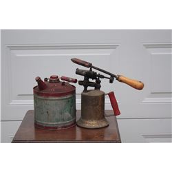 Blow torch & gas can