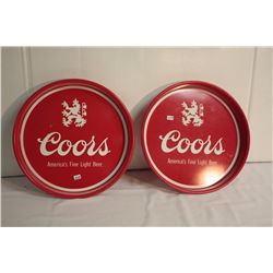 Coors beer trays