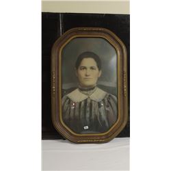 Bubble glass picture frame