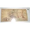 Image 1 : BRASIL 10,000 DEZ MIL CRUZEIROS SERIAL # A0340023370A BANK NOTE!! NOTE CAME OUT OF SAFE!!