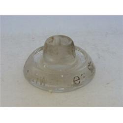 A CLEAR GLASS ADVERTISING MATCH HOLDER/STRIKER, 'Schweppe's Table Waters', also etched 'To H.M. T...