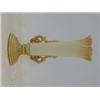 Image 1 : A ROYAL WORCESTER BLUSH IVORY TRUMPET VASE, 1893, twin handled, circular base, No.1556, height 17...