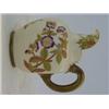 Image 1 : A ROYAL WORCESTER BLUSH IVORY TUSK JUG, 1887, floral design, gilt detailing No.1094, height 14cm ...