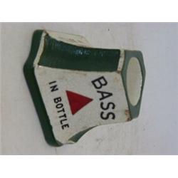 A BREWERY ADVERTISING MATCH STRIKER, 'Bass in Bottle', maker Mintons, (restorations), height 7cm ...