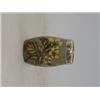 Image 1 : A LINTHORPE ART POTTERY PEPPER POT,  late 19th Century, painted white flowers and foliage on a mo...