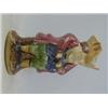 Image 1 : A SEATED TOBY JUG, 19th Century, yellow hat, crimson jacket and blue waistcoat, height 25cm  50-8...