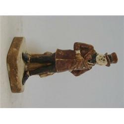 A BRETBY ART POTTERY DICKENS FIGURE, Mr Micawber, (impressed No. indistinct), height 24cm  30-40...