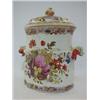 Image 1 : AN IRONSTONE WASTE PAIL AND COVER, early 19th Century, zoomorphic handles, elaborate over-enamell...