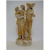 Image 1 : A ROYAL DUX FIGURE GROUP, early 20th Century, Dutch fishing family, model 1594, pink triangle mar...