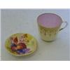 Image 1 : A ROYAL WORCESTER TRINKET DISH, 1940, painted raspberries, signed 'K. Blake', diameter 7cm, and a...