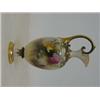 Image 1 : A ROYAL WORCESTER 'HADLEY WARE' EWER, 1905, florally decorated, raised gilt lined border, height ...