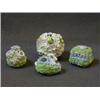 Image 1 : A SERIES OF FOUR FLOWER ENCRUSTED ORNAMENTS, German early 20th Century (4)  20-30...