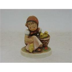 A HUMMEL FIGURE, Chick Girl, No. 57/0, height 9cm  30-50...
