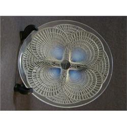 A LALIQUE OPALESCENT GLASS BOWL, 'Coquilles' pattern, overlapping clam shells, etched 'R. Lalique...