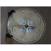 Image 1 : A LALIQUE OPALESCENT GLASS BOWL, 'Coquilles' pattern, overlapping clam shells, etched 'R. Lalique...