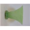 Image 1 : A MONART TYPE TRUMPET VASE, (unmarked) marbled emerald green, height 18cm  30-40...