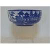 Image 1 : A MINTONS FRUIT BOWL, c.1900, underglaze blue willow pattern, diameter 20cm  20-30...