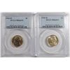 Image 1 : ( 2 ) 1943-D JEFFERSON NICKELS, PCGS MS-66 FULL STEPS