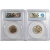 Image 2 : ( 2 ) 1943-D JEFFERSON NICKELS, PCGS MS-66 FULL STEPS