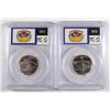 Image 2 : ( 2 ) 2005-S WEST VIRGINIA STATE QUARTERS, PCGS PR-70 DCAM