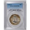 Image 1 : 1958-D FRANKLIN HALF DOLLAR, PCGS MS-65 FBL BEAUTIFUL RIM TONING COLOR