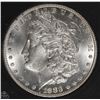 Image 2 : 1883-CC MORGAN SILVER DOLLAR, CCGS GEM BU  BLAST WHITE