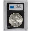 Image 1 : 1927-D PEACE SILVER DOLLAR, CCGS  CHOICE BU  WHITE