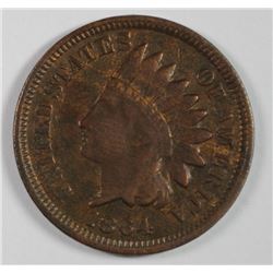 1864-L INDIAN HEAD CENT F/VF