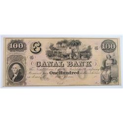 18- $100 CANAL BANK (NEW ORLEANS, LA) CH CU