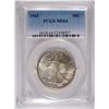 Image 1 : 1943 WALKING LIBERTY HALF DOLLAR PCGS MS64 BLAST WHITE