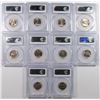 Image 2 : (10) 1943-D JEFFERSON NICKELS PCGS MS-64