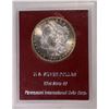 Image 1 : 1882-CC MORGAN SILVER DOLLAR, PARAMOUNT MS-65 GEM RED CASE PRETTY COIN!