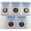 Image 1 : 5 1977-S KENNEDY HALF DOLLARS ALL PCGS PR-69 DCAM