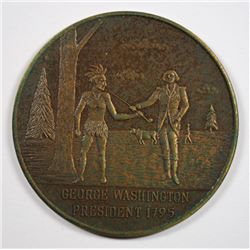 1995 BICENTENNIAL TREATY OF GREENVILLE BRONZE MEDALLION