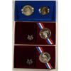 Image 2 : U.S. COMMEMS BOX/COA: 1983 & 1984 PROOF OLYMPIC DOLLARS AND 2 PCS PROOF 1986