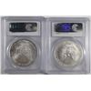 Image 2 : 2005 & 2006 AMERICAN SILVER EAGLES, PCGS MS-69
