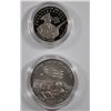 Image 2 : Pf COMMEMS: 2009 BRAILLE SILVER DOLLAR & 2011 ARMY HALF DOLLAR IN ORIG BOXES/COA