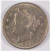 Image 1 : 1883 WITH CENTS LIBERTY NICKEL, AU+  SCARCE