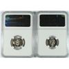 Image 2 : 1967 SMS ROOSEVELT DIME & 1967 SMS JEFFERSON NICKEL, BOTH NGC MS-67