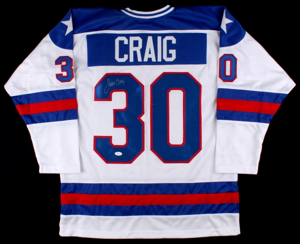 jim craig signed jersey