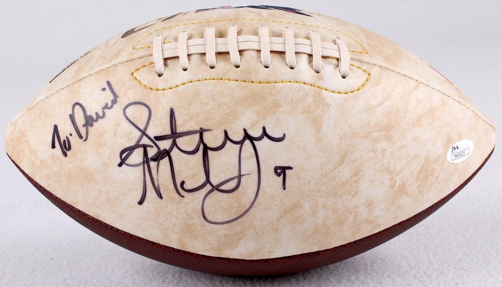 steve mcnair autographed football