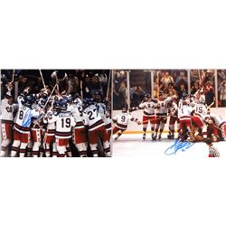 Lot of (2) Steve Janaszak Signed Team USA 8x10 Photos (PA LOA)