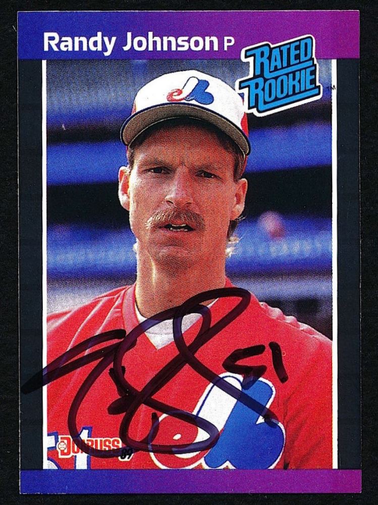 Randy Johnson Signed 1989 Donruss #42 RC (JSA Hologram)