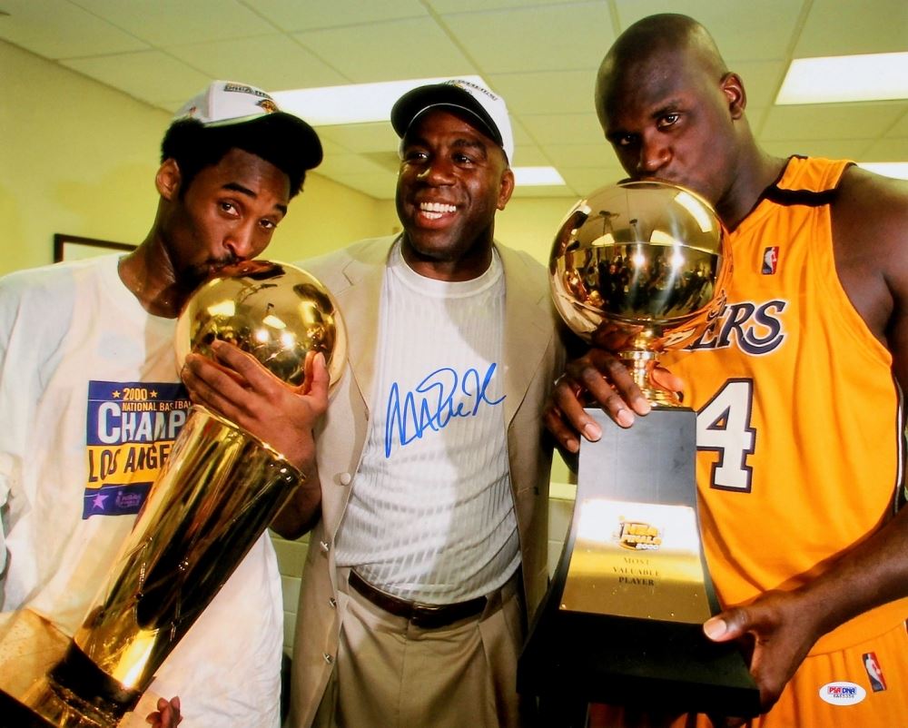 magic johnson and kobe bryant 1996