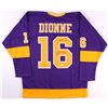 Image 1 : Marcel Dionne Signed Kings Jersey Inscribed "HOF 92" (JSA COA)