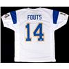 Image 1 : Dan Fouts Signed Chargers Jersey Inscribed "HOF '93" (JSA COA)